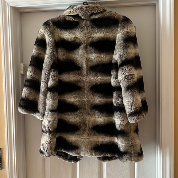 Rex-Chinchilla Fur Coat - Picture 2 of 5